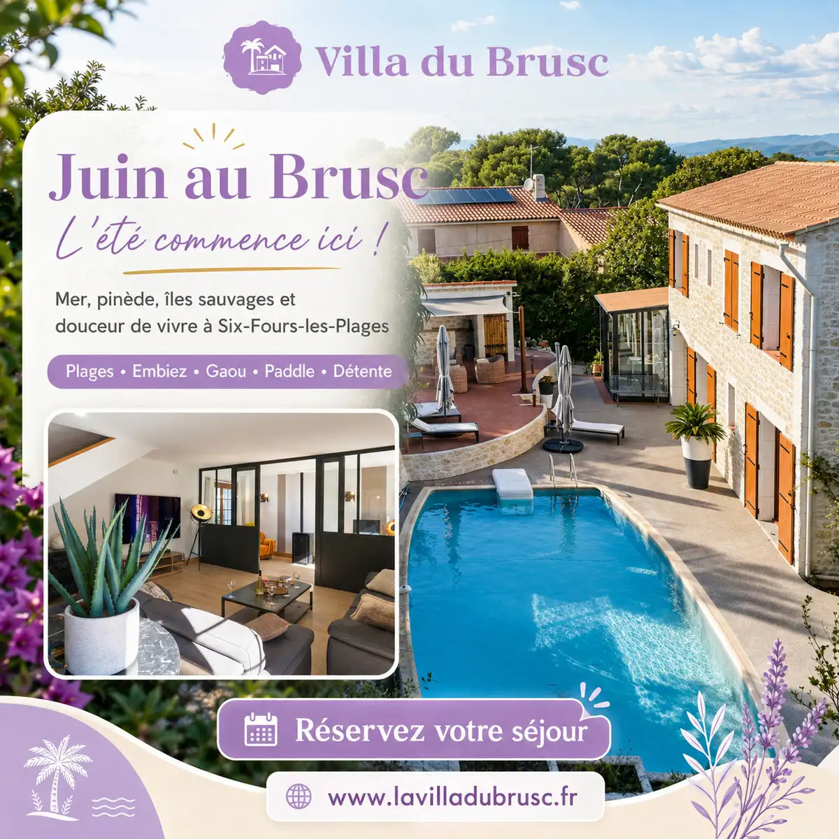 Juin au Brusc : le moment id�al pour s��vader entre mer, pin�de et �les sauvage 